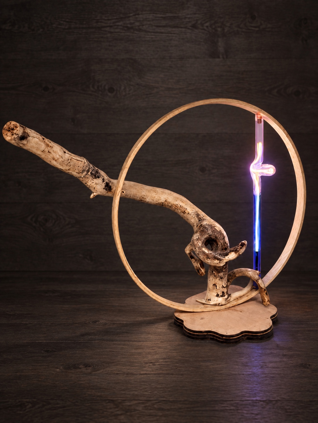 Recycled wood lamps — image 6