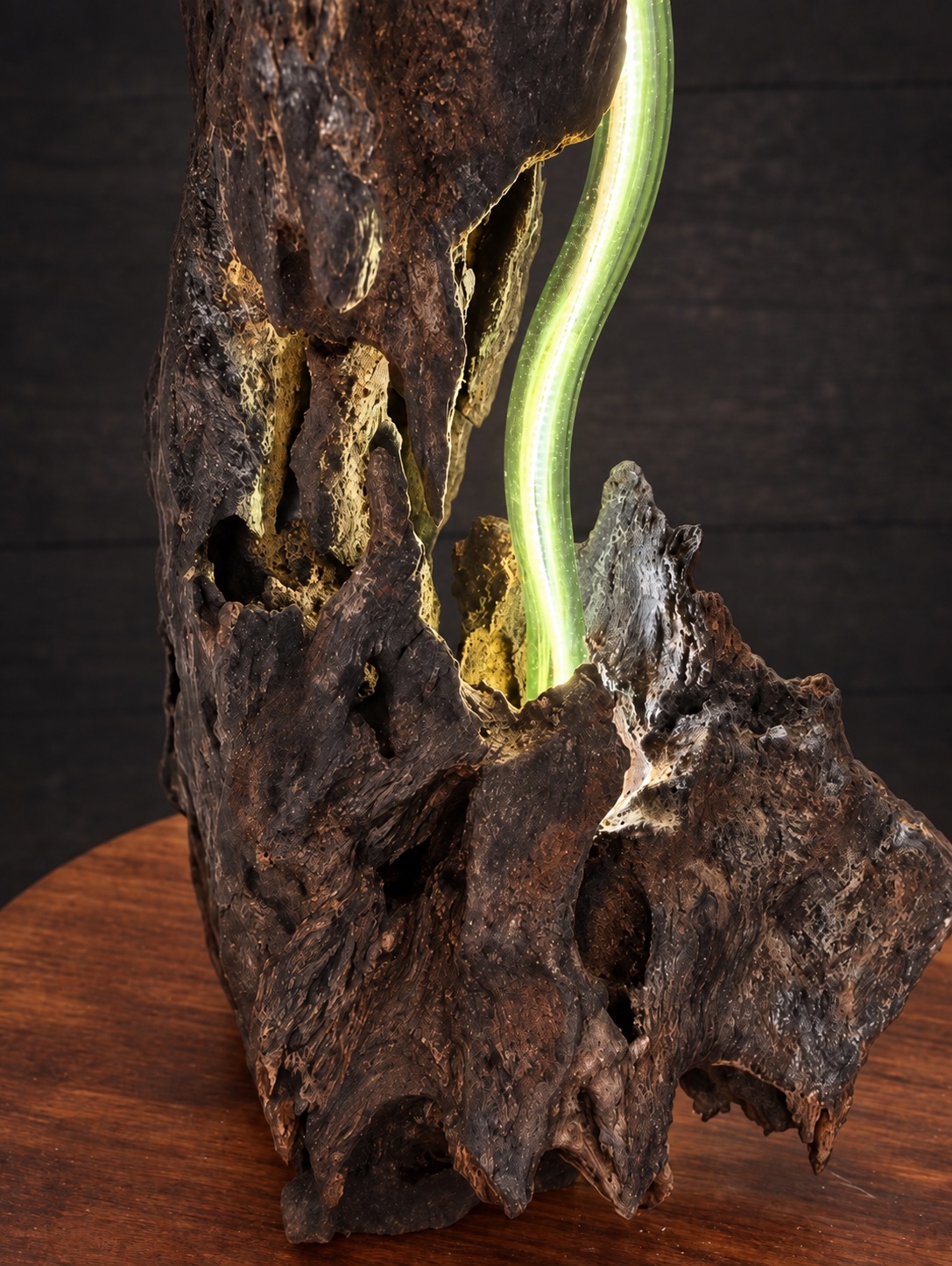 Recycled wood lamps — image 11