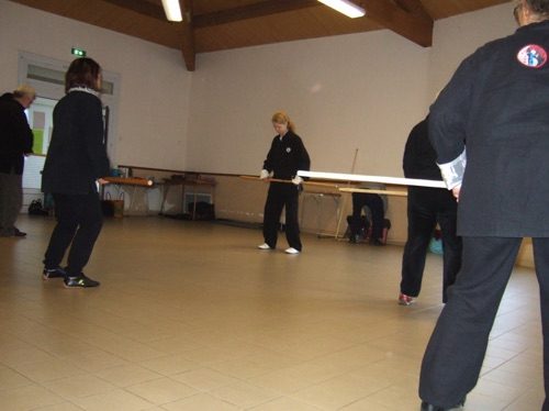 Long staff practice